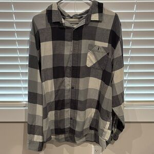Alpine Design Black and Gray Checkered Shirt